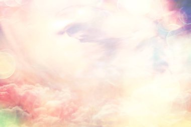 Soyut pembe renkli arka plan/bulanık çok renkli bulutlar, bahar arka plan