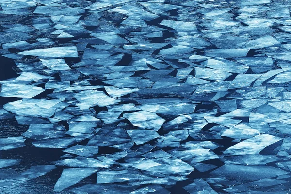 Υφή Πάγου Σπασμένη Υφή Μπλε Φόντο Πάγου Κρύο Χειμώνα Ρωγμές — Φωτογραφία Αρχείου