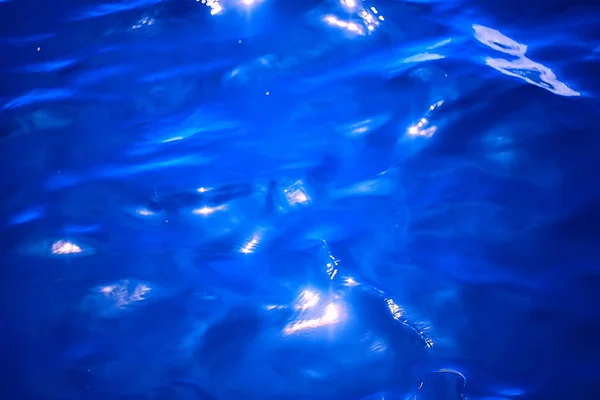 Meerwasser Abstrakt Hintergrund Wellen Blauer Hintergrund Natur Nassen Ozeanwasser Mit — Stockfoto
