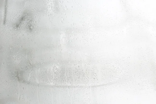 抽象下落玻璃背景 纹理雾雨 季节性背景 透明玻璃与水 — 图库照片