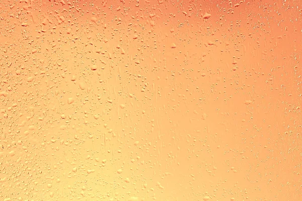 Gocce Vetro Colorato Giallo Texture Sfondo Astratto — Foto Stock