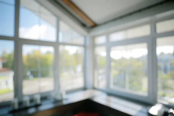 Розмитий Фон Вікна Домашній Затишок Концепція Перегляду Вікна — стокове фото