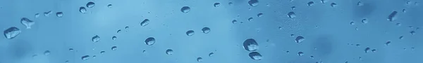 Скляні Краплі Довгий Вузький Довгий Фон Абстрактний Горизонтальний Веб Фон — стокове фото