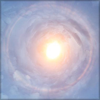 Gökyüzünde bulutlar yığını 