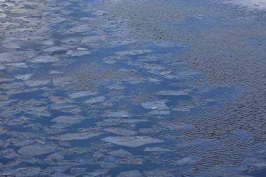 nehir üzerinde bahar buz drift/arka plan doku yüzen buz, nehir üzerinde Mart
