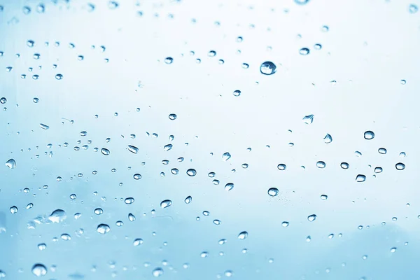 Abstrakte Tropfen Glashintergrund Textur Nebel Regen Saisonaler Hintergrund Klares Glas — Stockfoto