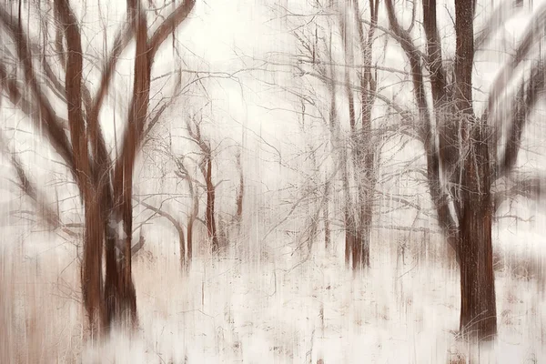 abstract forest blurred winter vertical lines / winter forest background, abstract landscape