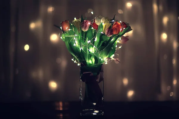 Bouquet Tulipes Romance Nuit — Photo