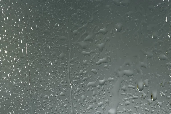 Wet Glass Background Condensate Abstract Rain Drops Texture Transparent Glass — Stock Photo, Image