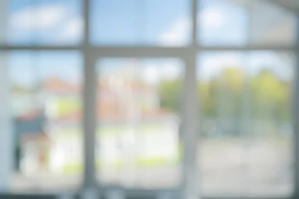 Verschwommener Fensterhintergrund Wohnlichkeit Konzept Fensterblick — Stockfoto