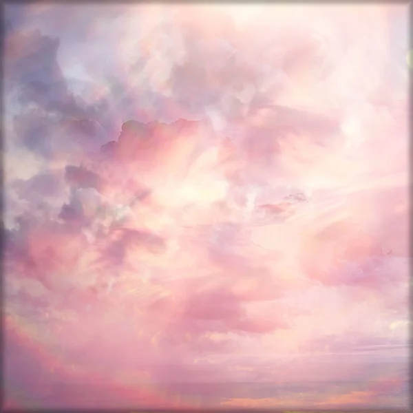 Heavenly Clouds Background Abstract Beautiful Background Bright Clouds Sky — Stock Photo, Image