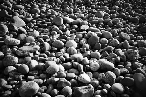 Pedras Coloridas Torno Mar Textura Molhado Pedras Arredondadas Molhado Multi — Fotografia de Stock