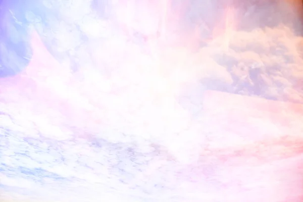 Абстрактный Розовый Цвет Фона Размытые Разноцветные Облака Весенний Фон — стоковое фото