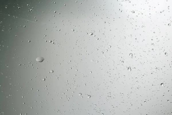 Vått Glas Bakgrund Kondensat Abstrakt Regn Droppar Konsistens Transparent Glas — Stockfoto