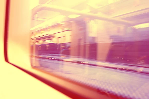 Abstract Blurred Background Metro Wagon Transportation Background Concept — Stock Photo, Image