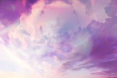 Şaşırtıcı kırmızı günbatımı ışınlarından