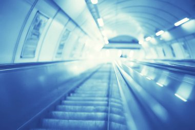 arka plan bulanık yeraltı hareket Metro mavi şehir