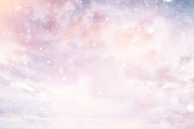 Gökyüzünde bulutlar yığını 