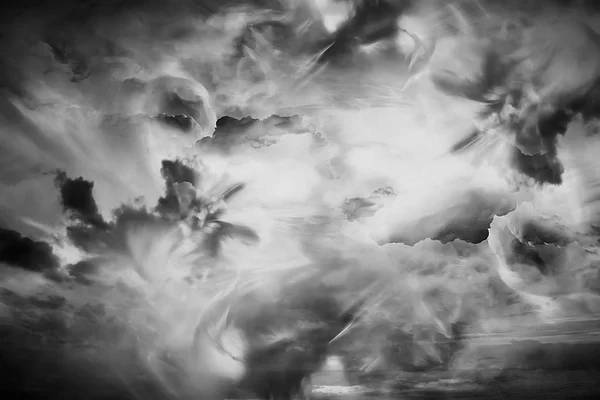 Abstrato Céu Fundo Textura Turva Primavera Céu Nuvens Paisagem Papel — Fotografia de Stock