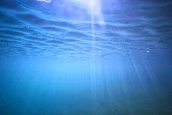 Lago Fondo Acqua Subacqueo Astratto Acqua Dolce Immersione Fondo Natura — Foto Stock