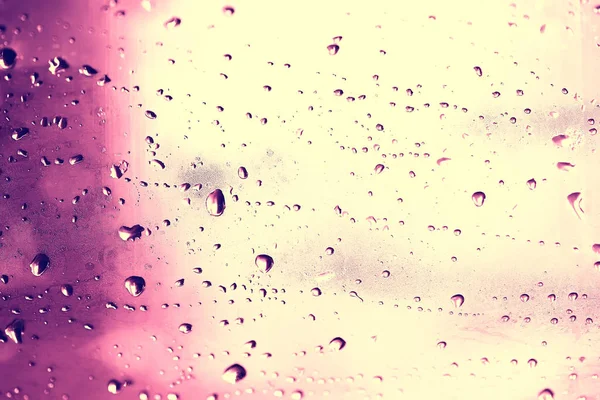 Rosa Hintergrund Tropfen Glas Abstrakte Textur — Stockfoto