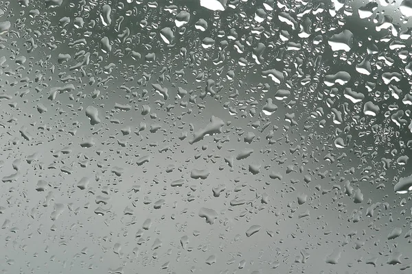 Wet Glass Background Condensate Abstract Rain Drops Texture Transparent Glass — Stock Photo, Image