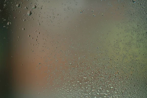 Υγρό Γυαλί Φόντο Συμπυκνώνεται Αφηρημένη Βροχή Σταγόνες Υφή Διαφανές Γυαλί — Φωτογραφία Αρχείου