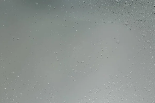 湿玻璃背景冷凝 抽象雨 将纹理滴在透明玻璃上 — 图库照片
