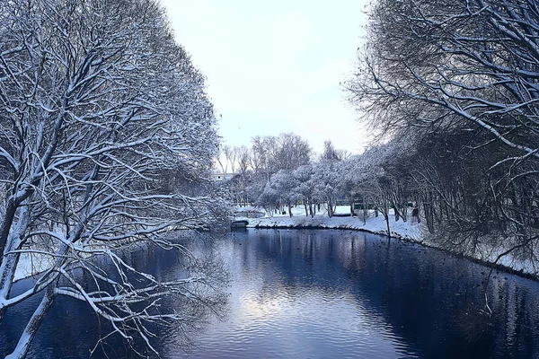 Inverno Nel Villaggio Russo Paesaggio Invernale Foresta Russia Alberi Innevati — Foto Stock