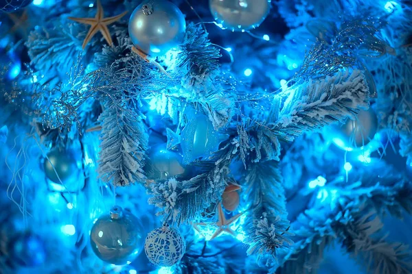 Nieuwjaar Decoratie Achtergrond Wazig Mooie Kerst Achtergrond Speelgoed Ingericht Kerst — Stockfoto