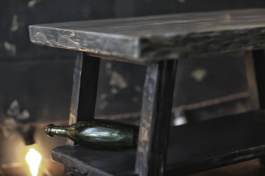 konsept alkol cam / güzel cam, şarap restoran tatma yaşlı şarap