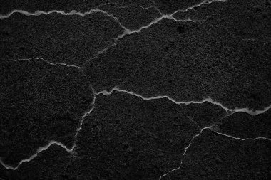 asfalt yolda çatlaklar doku / soyut arka plan çatlakları asfalt asfalt