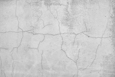 Beyaz duvar arkaplanı / soyut beyaz vintage arkaplanı çatlatır, çatlaklı eski duvarı desen