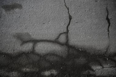 asfalt yolda çatlaklar doku / soyut arka plan çatlakları asfalt asfalt