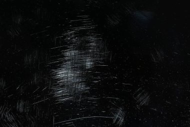 scratch black background overlay / abstract black dark background, broken cracks and scratches for overlay clipart