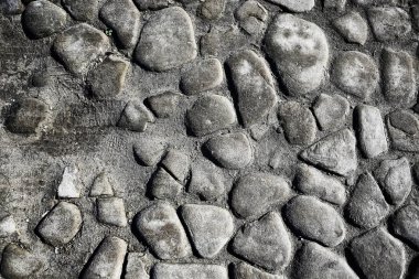 eski taş kaldırım arka plan / soyut kaldırım, büyük parke taşları, eski yol dokusu