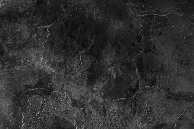 siyah eski duvar beton arka plan / soyut siyah doku, vintage eski arka plan kırık