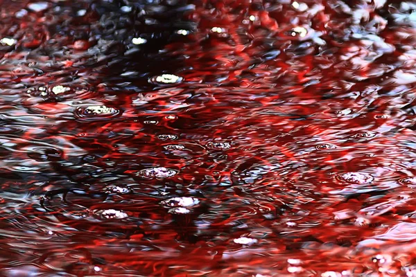Abstrakcyjne Fale Wodzie Brązowym Strumieniu Tekstura Wody Brązowy Kolor Bagnach — Zdjęcie stockowe
