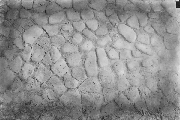 Fundo Velho Pavimento Pedra Pavimento Abstrato Grandes Pedras Paralelepípedos Textura — Fotografia de Stock