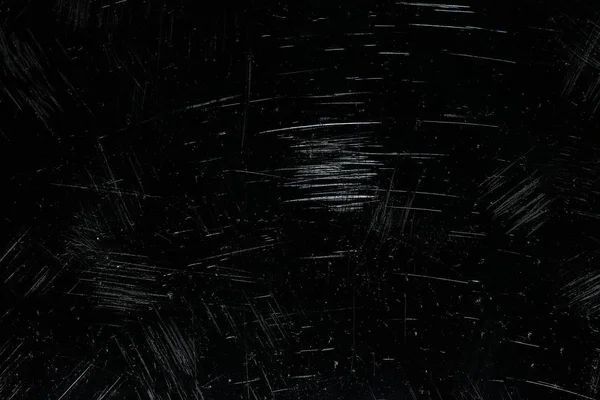 Черный Фон Накладывается Абстрактный Черный Темный Фон Сломанные Трещины Царапины — стоковое фото