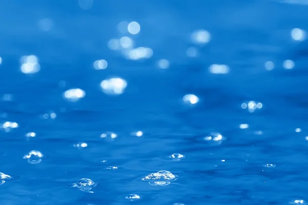 Bubbels Het Oppervlak Van Waterstroom Helder Natuurlijk Water Snelle Stroom — Stockfoto