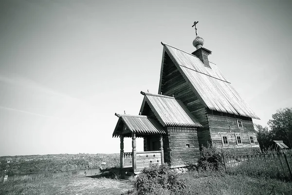 教会夏季景观正统 夏季景观 俄罗斯信仰宗教建筑 — 图库照片