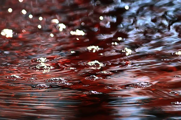 abstract background ripples on water / brown stream, water texture brown color on the swamp, peat