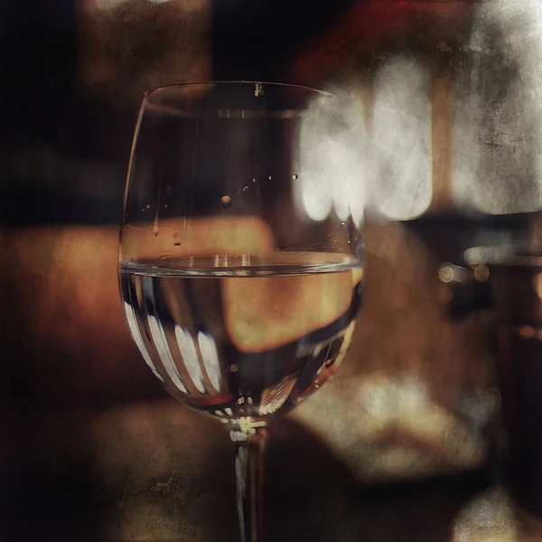 glass of red wine / vintage background, old cask wine, alcohol tasting