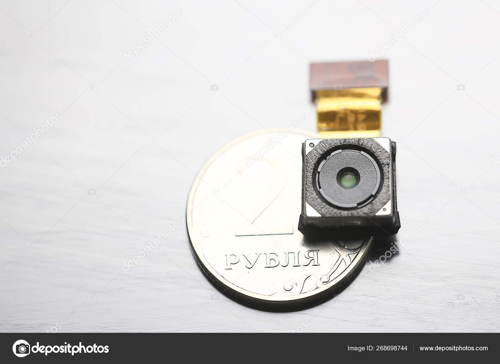 Mini cámara espía / pequeña cámara de video, mini, concepto de seguridad