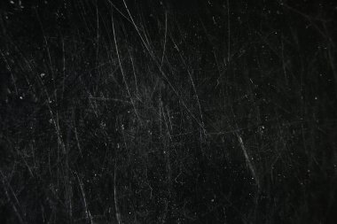 çizik siyah arka plan kaplama / soyut siyah koyu arka plan, kırık çatlaklar ve bindirme için çizikler