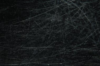 çizik siyah arka plan kaplama / soyut siyah koyu arka plan, kırık çatlaklar ve bindirme için çizikler