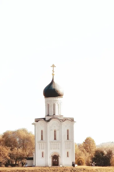 Église Été Paysage Orthodoxe Paysage Été Religion Foi Architecture Russie — Photo