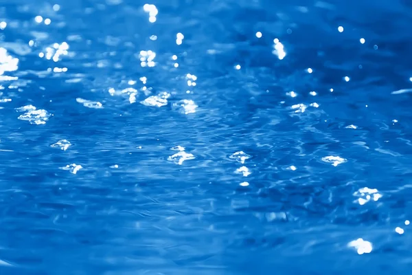 Bubbels Het Oppervlak Van Waterstroom Helder Natuurlijk Water Snelle Stroom — Stockfoto