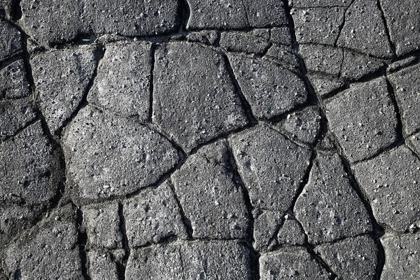 Asphalt Cracks Texture Abstract Background Cracks Asphalt Road — Stock Photo, Image